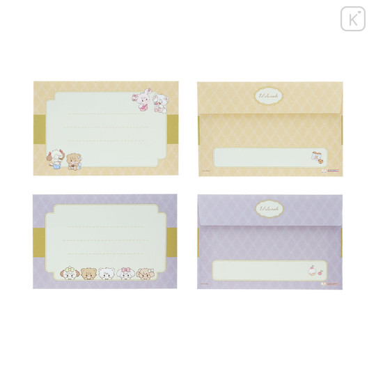 Japan Mikko Illustrations Mini Letter Set - Lil ala mode Light Blue - 5