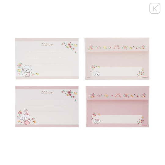 Japan Mikko Illustrations Mini Letter Set - Lil ala mode Pink - 4