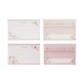 Japan Mikko Illustrations Mini Letter Set - Lil ala mode Pink - 4