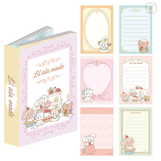 Japan Mikko Illustrations Flip Memo - Lil ala mode Cake - 1