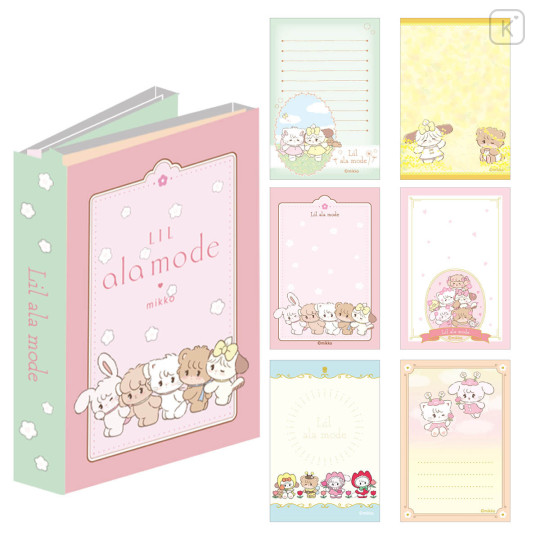 Japan Mikko Illustrations Flip Memo - Lil ala mode Lineup - 1