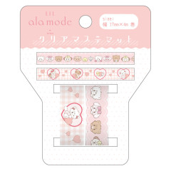 Japan Mikko Illustrations Clear Masking Tape Set - Lil ala mode B
