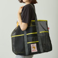 Japan Mofusand Mesh Bag - Beer Cat Black - 2