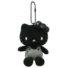 Japan Sanrio Mascot Holder - Hello Kitty : Monochrome