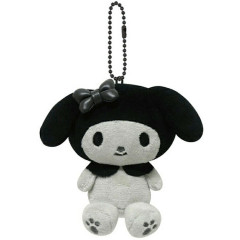 Japan Sanrio Mascot Holder - My Melody : Monochrome