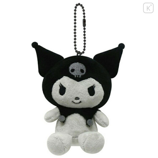 Japan Sanrio Mascot Holder - Kuromi : Monochrome - 1
