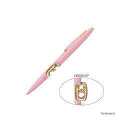 Japan Mofusand Clic Gold Ballpoint Pen - Mofumofu Bakery Pink