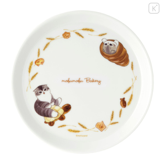 Japan Mofusand Toast Plate - Mofumofu Bakery Turtle Bread and Cornet - 1