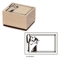 Japan Mofusand Wooden Stamp - Peek - 1