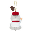 Japan Mofusand Mascot Keychain - Mofumofu Bakery Baker Cat Gray & White - 5