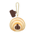 Japan Mofusand Mascot Keychain - Mofumofu Bakery Chocolate Cornet Meow - 6