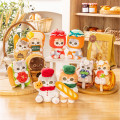 Japan Mofusand Mascot Keychain - Mofumofu Bakery Sandwich Meow - 3