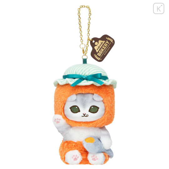 Japan Mofusand Mascot Keychain - Mofumofu Bakery Jam Meow Marmalade - 1