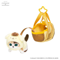 Japan Mofusand × Sanrio Cat Mascot in Outing Bag - Pompompurin