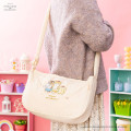 Japan Mofusand × Sanrio Fluffy Quilted Bag - Cinnamoroll & Pompompurin - 2