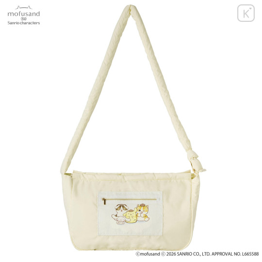 Japan Mofusand × Sanrio Fluffy Quilted Bag - Cinnamoroll & Pompompurin - 5