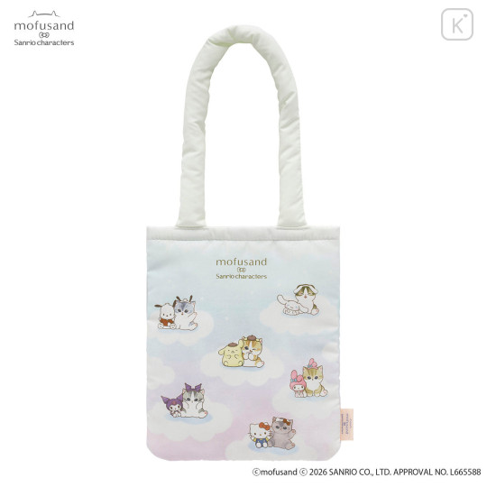 Japan Mofusand × Sanrio Tote Bag - Everyone - 3