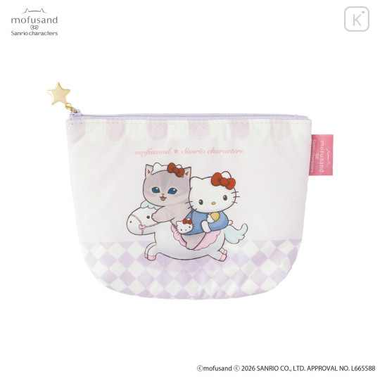 Japan Mofusand × Sanrio Pocket Tissue Pouch - Hello Kitty - 1