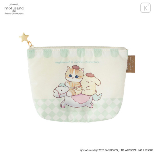 Japan Mofusand × Sanrio Pocket Tissue Pouch - Pompompurin - 1