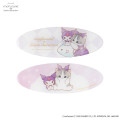 Japan Mofusand × Sanrio Oval Clip Set - Kuromi - 1