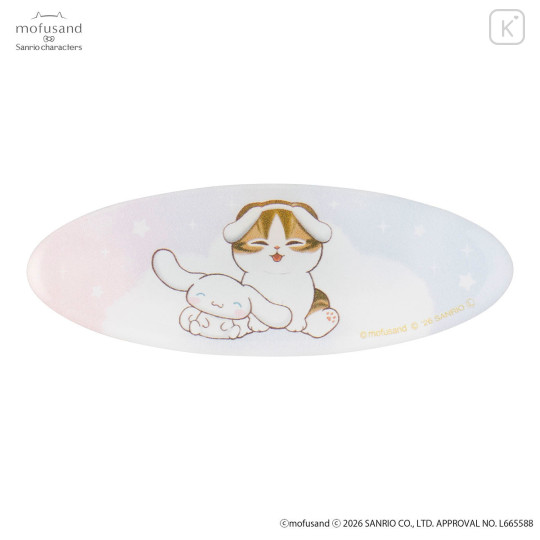 Japan Mofusand × Sanrio Oval Clip Set - Cinnamoroll - 5