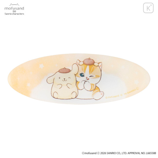 Japan Mofusand × Sanrio Oval Clip Set - Pompompurin - 5