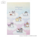 Japan Mofusand × Sanrio A4 Hologram Clear File - Cloud - 1