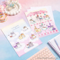 Japan Mofusand × Sanrio A4 Hologram Clear File - Cloud - 2