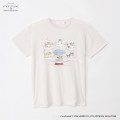 Japan Mofusand × Sanrio T-shirt (M) - Cloud Ferris Wheel Pale Pink - 3