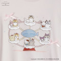Japan Mofusand × Sanrio T-shirt (M) - Cloud Ferris Wheel Pale Pink - 7