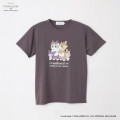 Japan Mofusand × Sanrio T-shirt (L) - Kuromi & My Melody : Sumi Black - 3