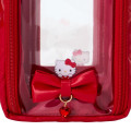 Japan Sanrio Original Clear Window Pouch - Hello Kitty : Enjoy Idol Ribbon - 6