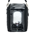 Japan Sanrio Original Clear Window Pouch - Kuromi : Enjoy Idol Ribbon - 2