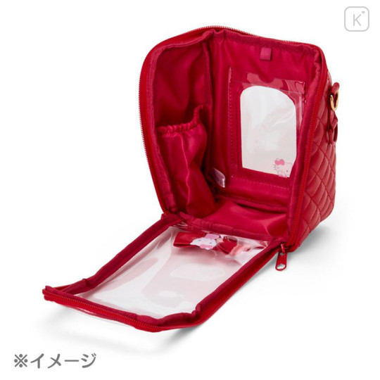 Japan Sanrio Original Clear Window Pouch - Kuromi : Enjoy Idol Ribbon - 5