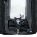 Japan Sanrio Original Clear Window Pouch - Kuromi : Enjoy Idol Ribbon - 6