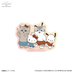 Japan Mofusand × Sanrio Smartphone Sticker - Hello Kitty & Pochacco : Outing
