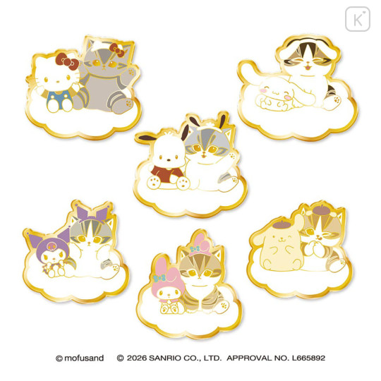 Japan Mofusand × Sanrio Pin Collection Box - 1