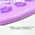Japan Sanrio Heart-shaped Mirror & Comb - Kuromi : Y2K Leopard - 3