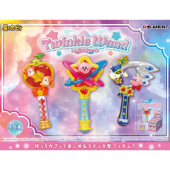 Japan Kirby Re-Ment Miniature Figure Full Set - Kirby's Adventure Twinkle Wand Magic Stand