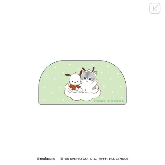 Japan Mofusand × Sanrio Acrylic Clip - Pochacco - 1