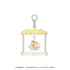 Japan Mofusand × Sanrio Swinging Acrylic Keychain - Pompompurin