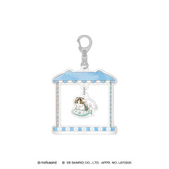 Japan Mofusand × Sanrio Swinging Acrylic Keychain - Cinnamoroll