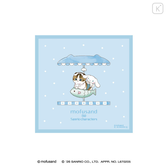 Japan Mofusand × Sanrio Mini Towel - Cinnamoroll - 1