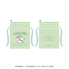 Japan Mofusand × Sanrio Mini Drawstring Bag - Pochacco