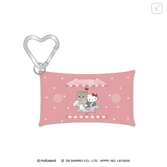 Japan Mofusand × Sanrio Clear Multi Case (S) - Hello Kitty - 1