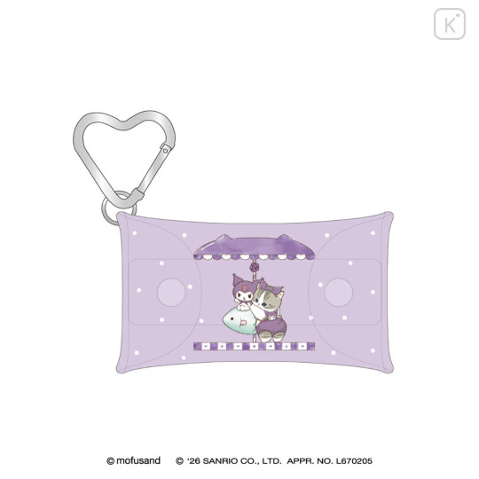 Japan Mofusand × Sanrio Clear Multi Case (S) - Kuromi - 1