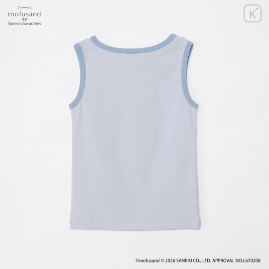 Japan Mofusand × Sanrio Tank Top (M) - Clouds Pale Blue - 4