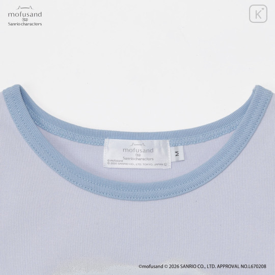 Japan Mofusand × Sanrio Tank Top (L) - Clouds Pale Blue - 5