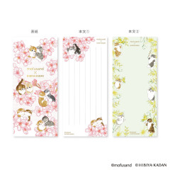 Japan Mofusand Hibiya Kadan Letter Pad - Pink