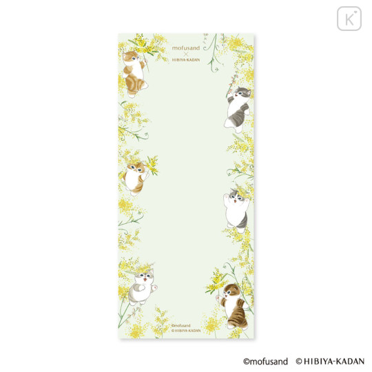Japan Mofusand Hibiya Kadan Letter Pad - Pink - 3